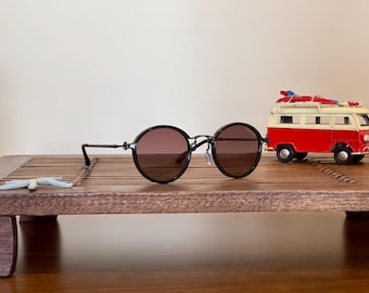 Pacific Way Punaluu Black Gradient Polarized Sunglasses | UV400 Unisex Shades | Metal Frame Eyewear