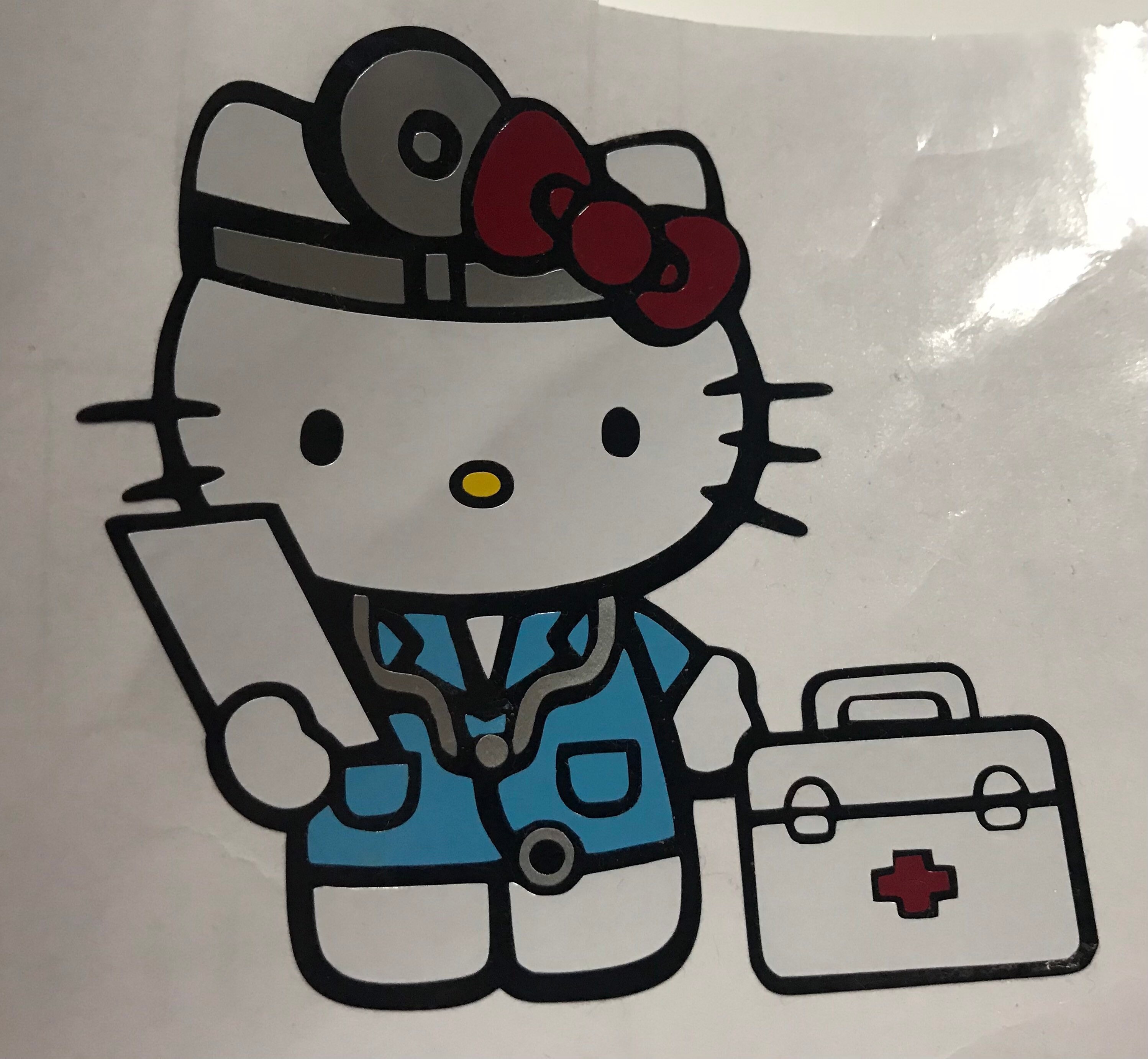 Hola gatito doctor svg hello kitty medical hello kitty Etsy