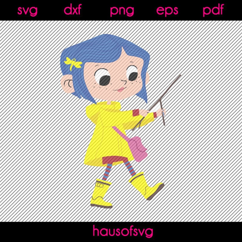 Download Coraline SVG silhouette svg cricut | Etsy