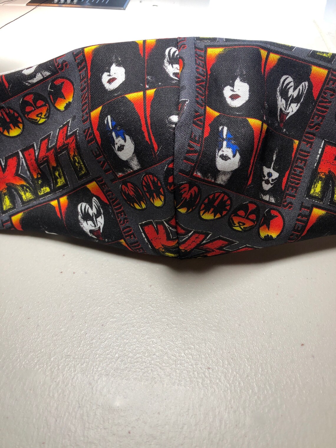 2 Kiss Band Live in Concert Adult Face Mask Etsy