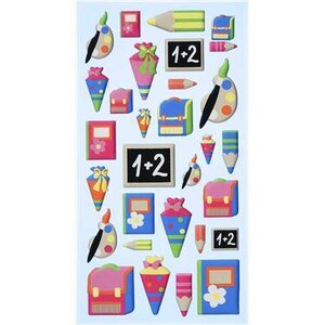 Sticker-Set Schulzeit&Einschulung / attraktive Aufkleber bspw. zur Einschulung