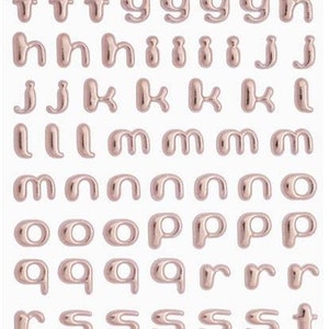 Sticker-Set SOFTY Buchstaben, attraktive Aufkleber für jeden Anlass