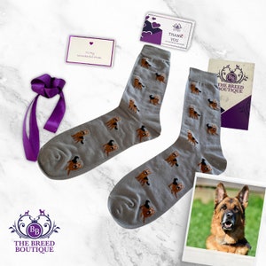 German Shepherd Socks Unisex One Size Fit UK 5 - 11, EU 38 - 46, US 7.5 - 12
