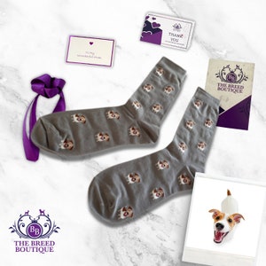 Chaussettes Jack Russell Terrier unisexes Taille unique UK 5-11, EU 38-46, US 7.5-12