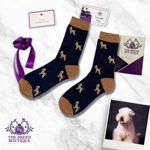Calzini per cani Wheaten Terrier con rivestimento morbido Divertenti unisex Taglia unica Misura UK 5 - 11, EU 38 - 46 e US 7.5 - 12 Regalo per gli amanti dei cani