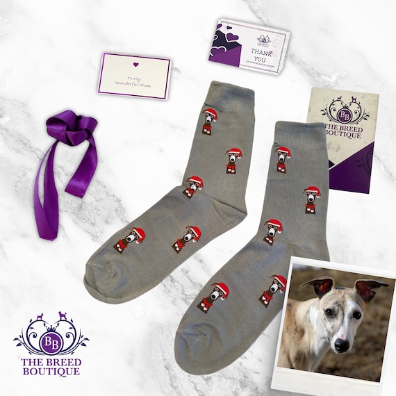 Greyhound dog socks online