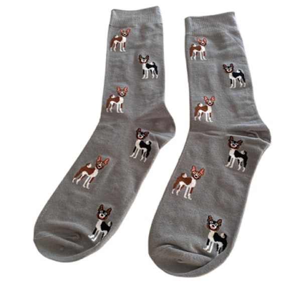 Chaussettes Basenji unisexes Taille unique UK 5-11, EU 38-46, US 7.5-12 Cadeau Basenji