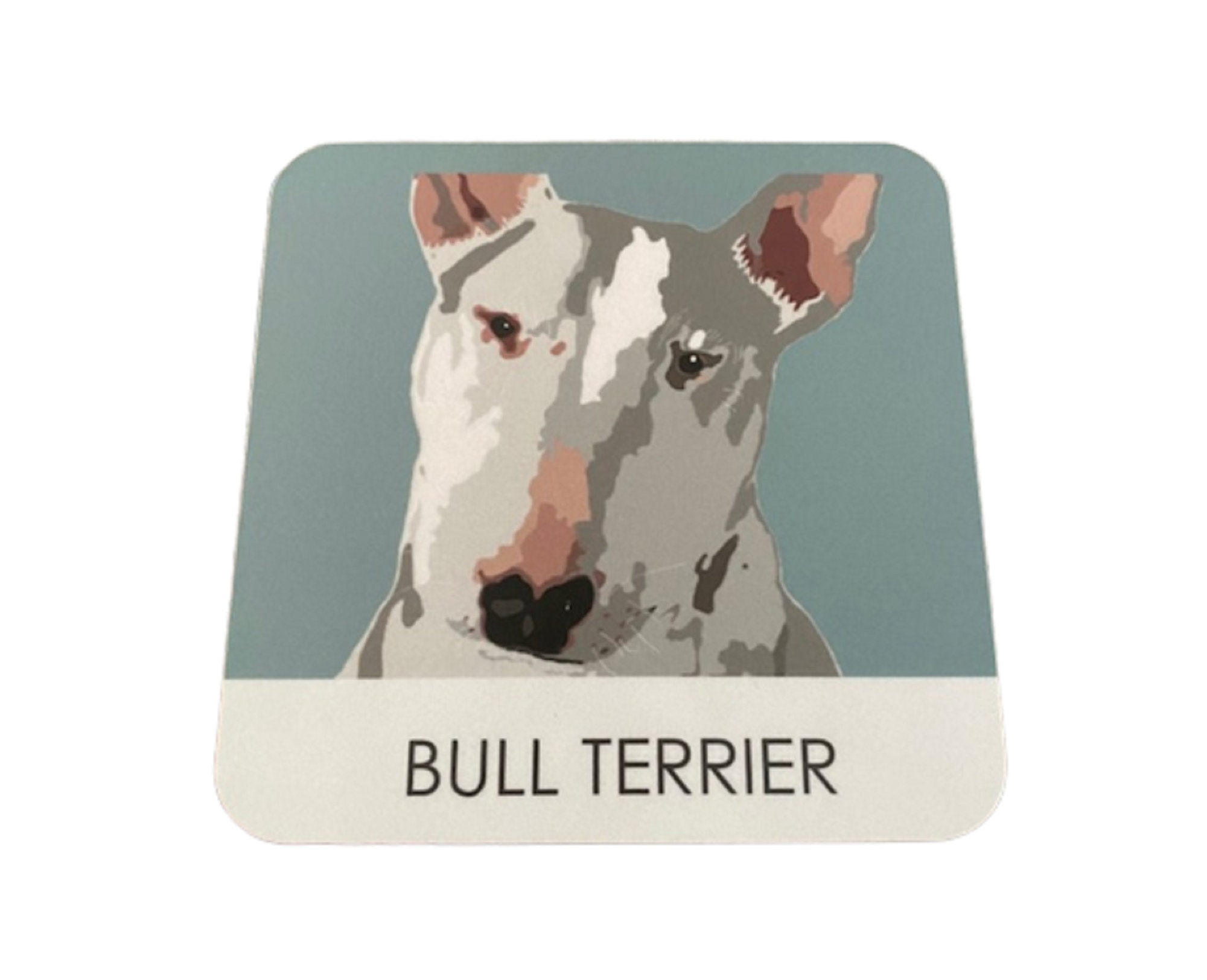 Bull Terrier Coaster Bull Terrier Dog Gift Etsy UK