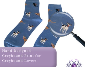 Greyhound Socks X Pairs Unisex One Size Fit UK 11, EU 38