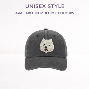 West Highland Terrier Embroidered Baseball Cap Unisex Dog Lover Hat with Gift Box