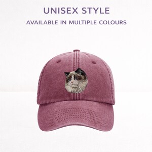 Ragdoll Cat Embroidered Baseball Cap Unisex Cat Lover Hat with Gift Box