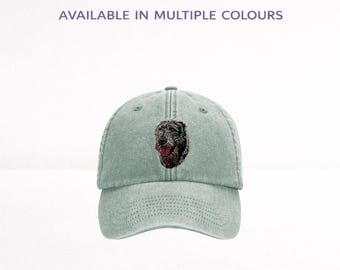Irish Wolfhound Embroidered  Baseball Cap, Unisex Dog Lover Hat with Gift Box