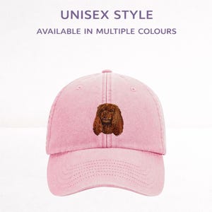 Cavalier King Charles Spaniel Ruby Embroidered Baseball Cap Unisex Dog Lover Hat Gift Box