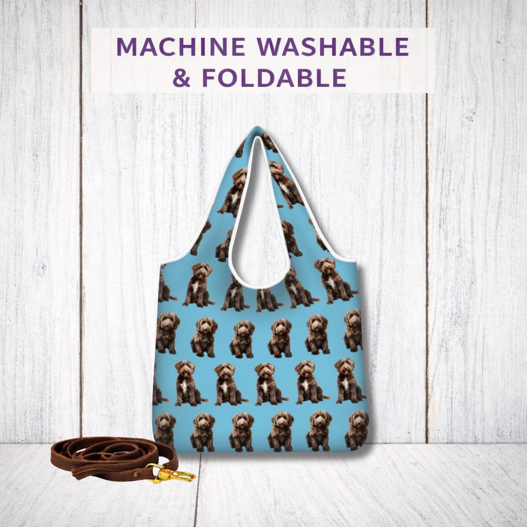 labradoodle-chocolate-foldaway-shopping-bag-reusable-dog-tote