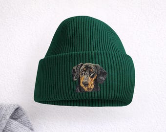 Dachshund Embroidered Beanie Hat Unisex Dog Lover Hat with Gift Box