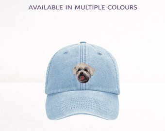 Maltese Dog Embroidered Baseball Cap Unisex Dog Lover Hat with Gift Box