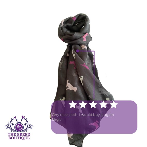 1 Sciarpa Da Donna Con Fantasia A Forma Di Cane ... - Shein - Foto 7