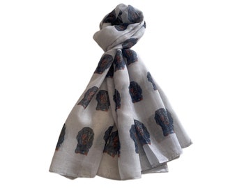 Gordon Setter Dog Print Ladies Scarf