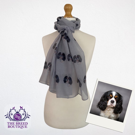Cavalier King Charles Spaniel Chiffon Cover Up - Tri Cavalier King Charles Spaniel Chiffon Cover Up - Tri