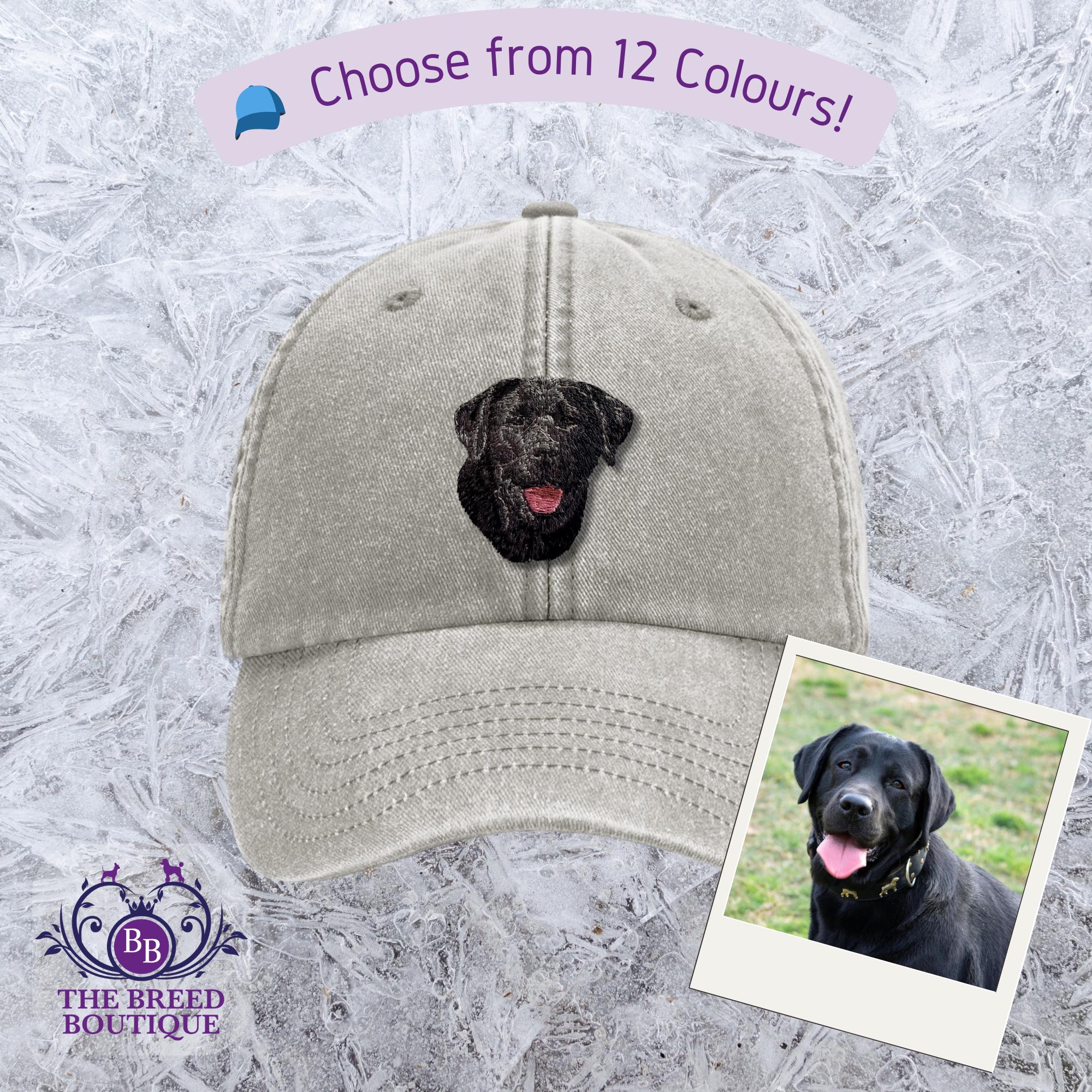 Blueberries Embroidered Baseball Cap Cotton Adjustable Dad Hat