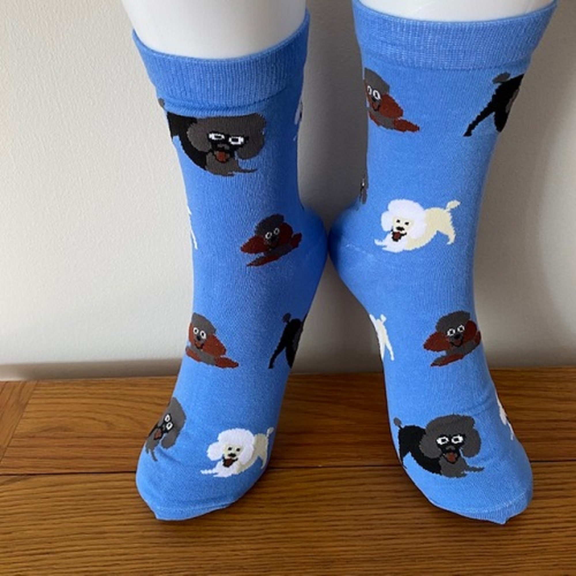 Poodle Dog Print Unisex Socks One Size to Fit UK 5 11 Etsy UK