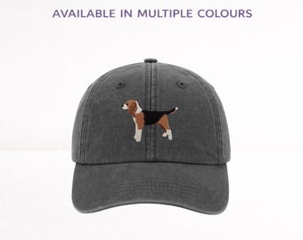 Beagle Embroidered Baseball Cap Unisex Dog Lover Hat with Gift Box