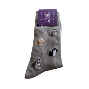 Shih Tzu Socks Fun Pair of Unisex Socks One Size Fit UK 5 - 11, EU 38 - 46, and US 7.5 - 12