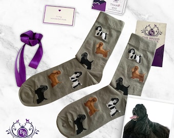 American Cocker Spaniel Socks: Fun Unisex Design, One Size
