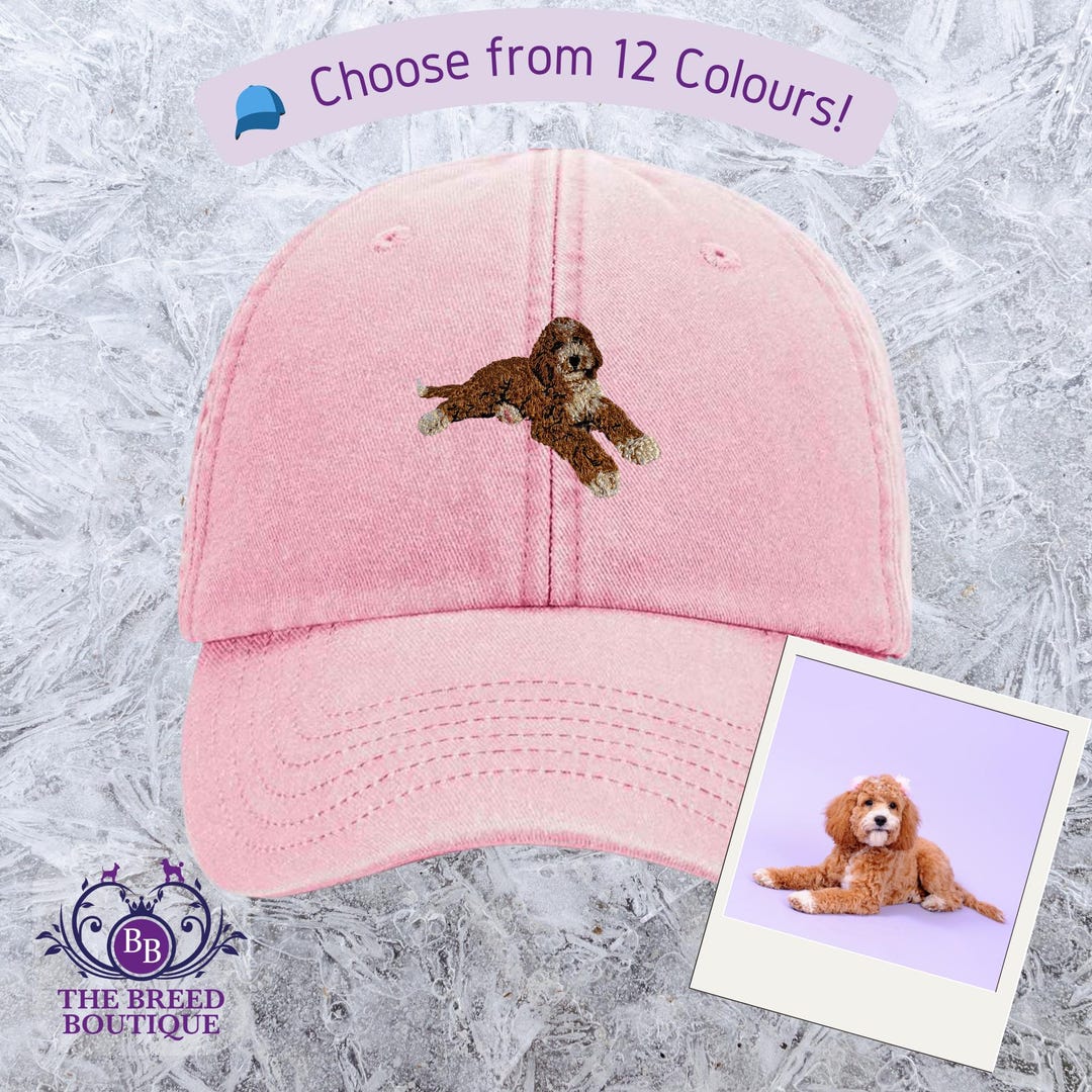 Goldendoodle Cockapoo Embroidered Baseball Cap Unisex Adult Fit 12 ...