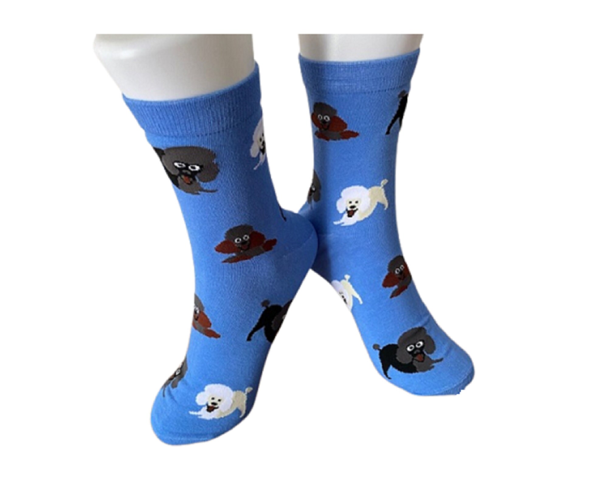 Poodle Socks Unisex One Size Fit UK 5 11 Etsy UK