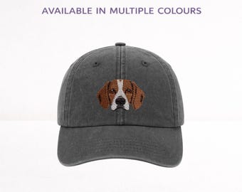 Beagle Embroidered Baseball Cap Unisex Dog Lover Hat with Gift Box
