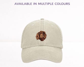 Working Cocker Spaniel Liver Embroidered Baseball Cap Unisex Gift Boxed