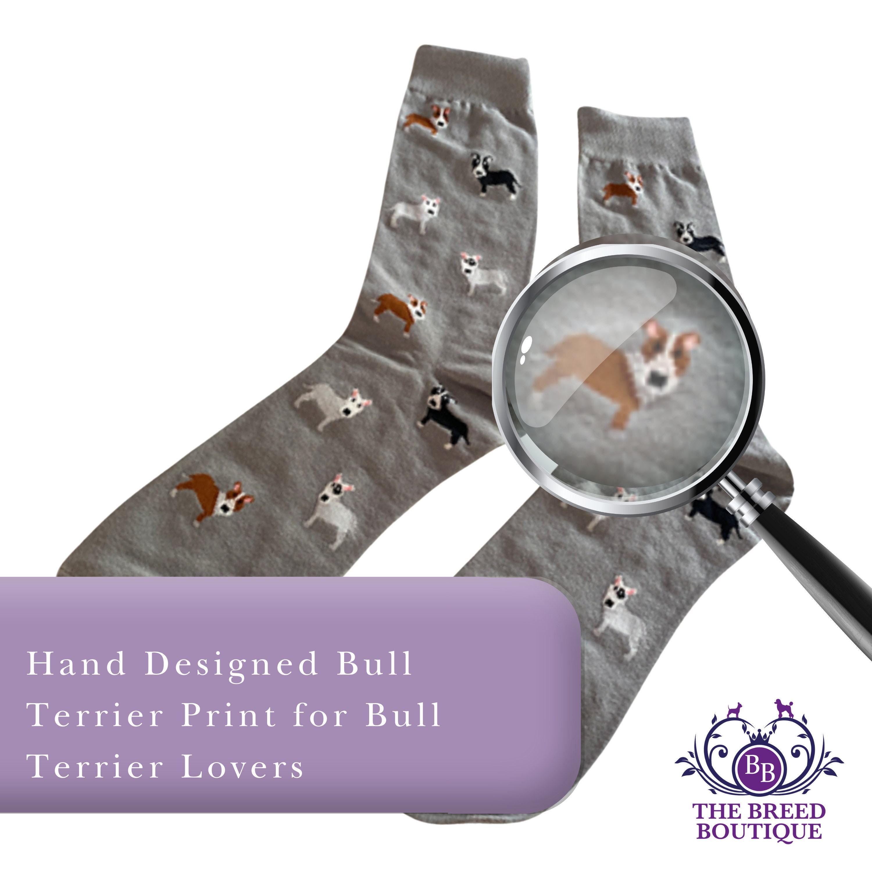 Calzini Da Uomo Felici Bull Terrier Inglese Vintage Harajuku - Foto 11