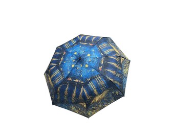 Van Gogh Starry Night Over The Rhone Print Umbrella