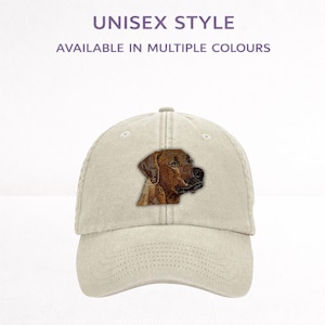 Rhodesian Ridgeback Embroidered Baseball Cap Unisex Dog Lover Hat with Gift Box
