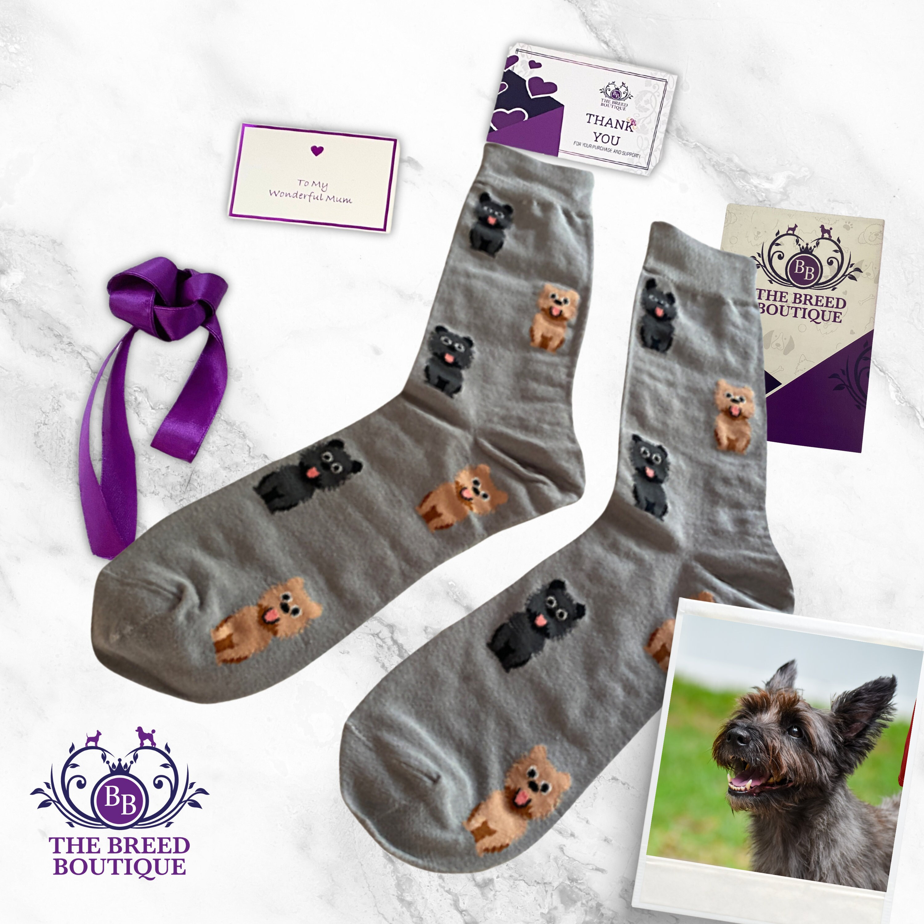 Dog breed socks hotsell