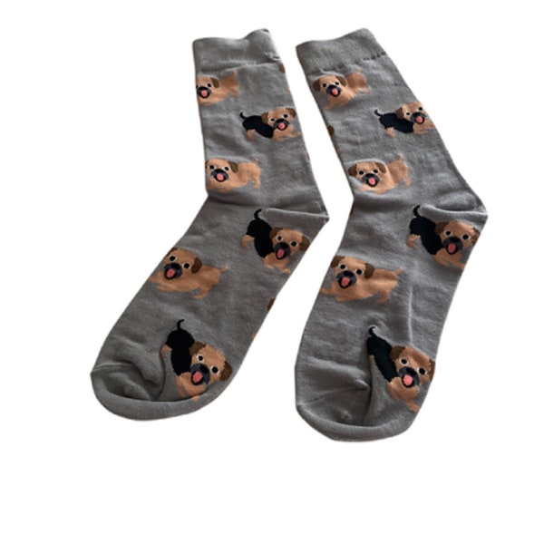 Chaussettes Border Terrier unisexes, taille unique UK 5-11, EU 38-46 et US 7,5-12