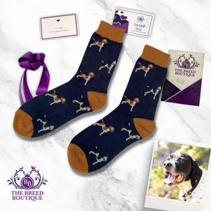 English Pointer Socks: Dog Lover Gift, Unisex, One Size