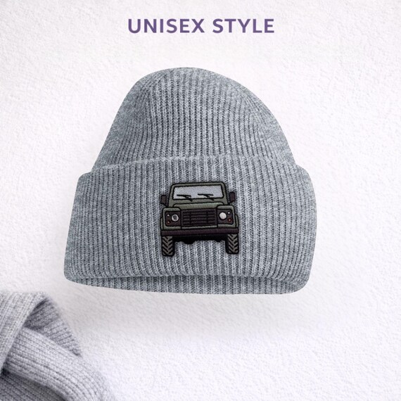 Land Rover Defender Embroidered Beanie, Unisex Off-road Hat  display picture 2