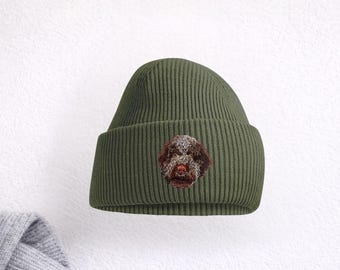 Lagotto Romagnolo Embroidered Beanie Unisex Dog Lover Hat with  Gift Box