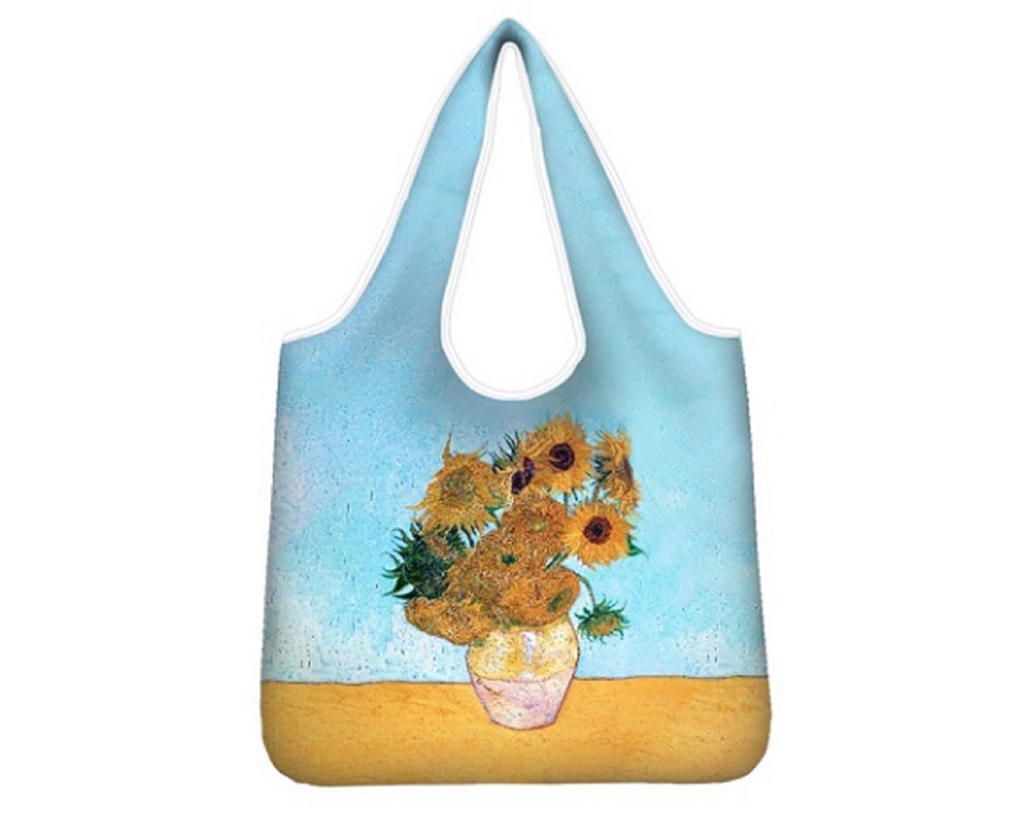 LOQI Van Gogh Almond Blossom Bag Blue