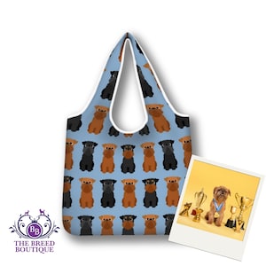 Brussels Griffon Shopping Bag Foldable Washable & Reusable  Gift Griffon Bruxellois Gift