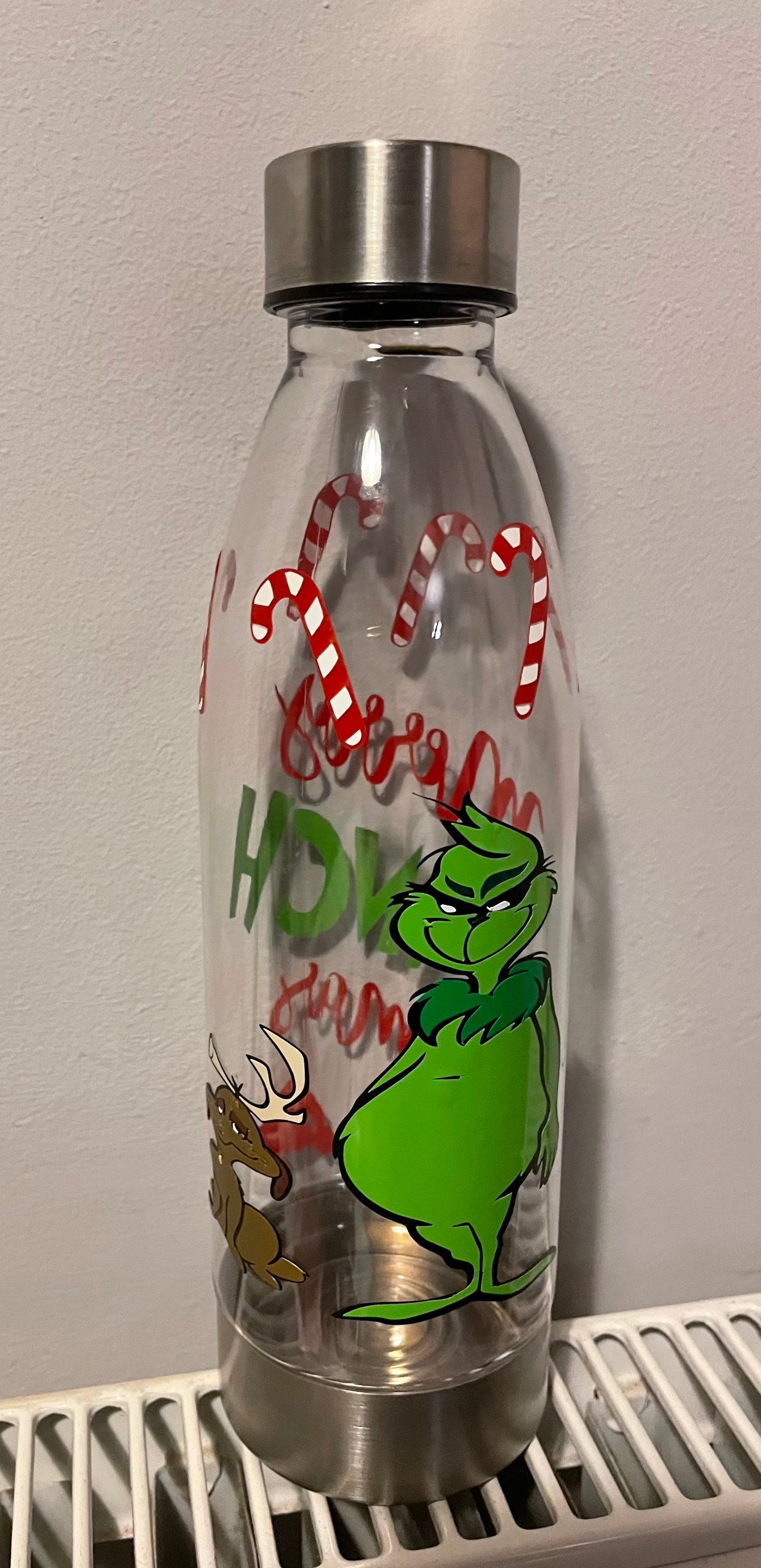 The Grinch, Merry Grinchmas Water Bottle 
