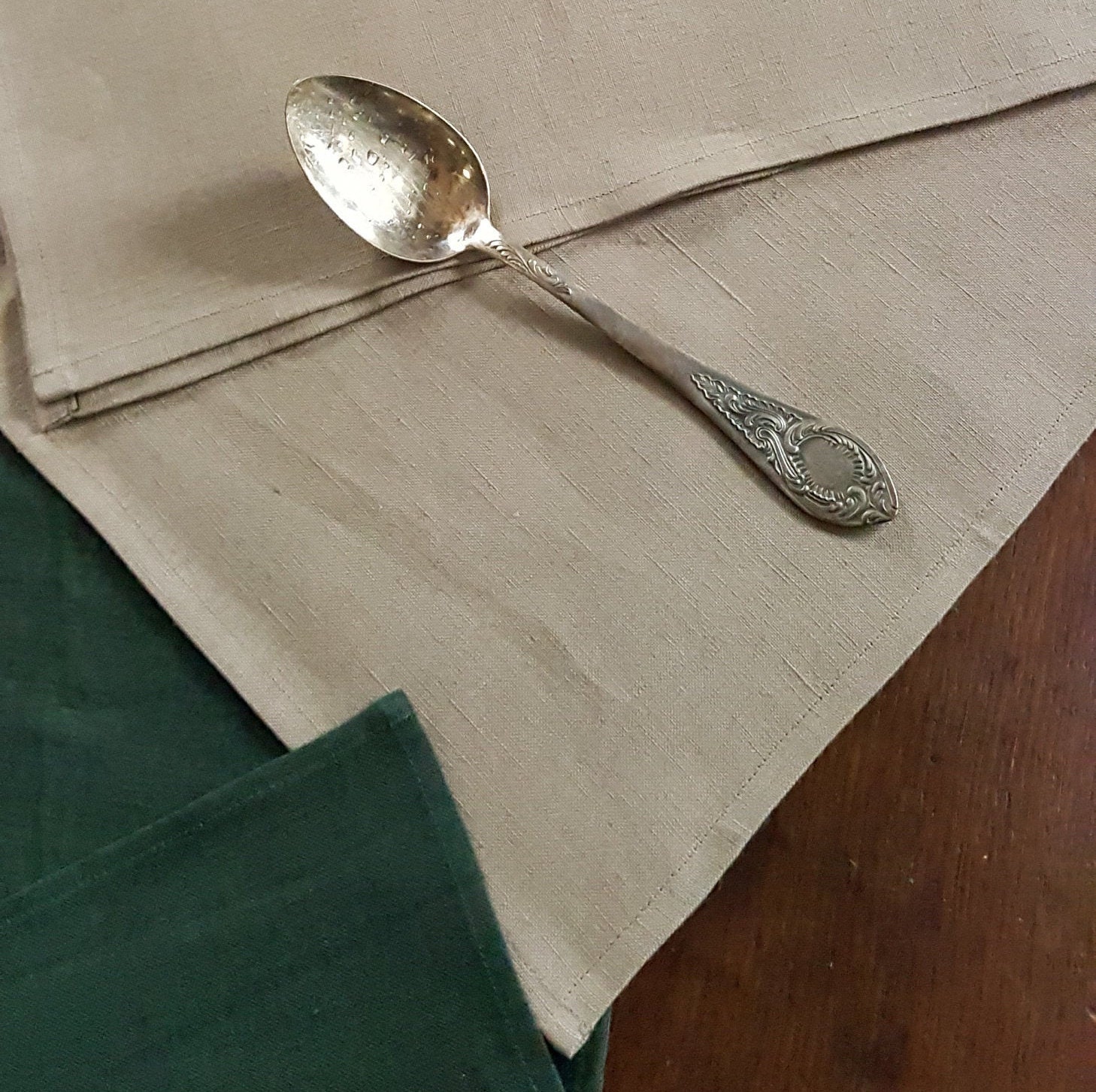 Linen Place Mats Linen Placemats Set Linen Table Cloth Etsy