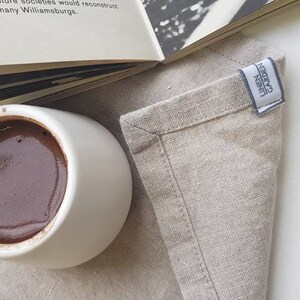 Natural linen placemats