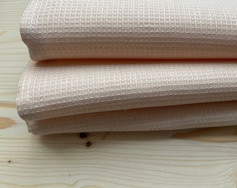Waffle Linen Tea Towel Set: Absorbent Kitchen Towels