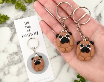 pug keyring
