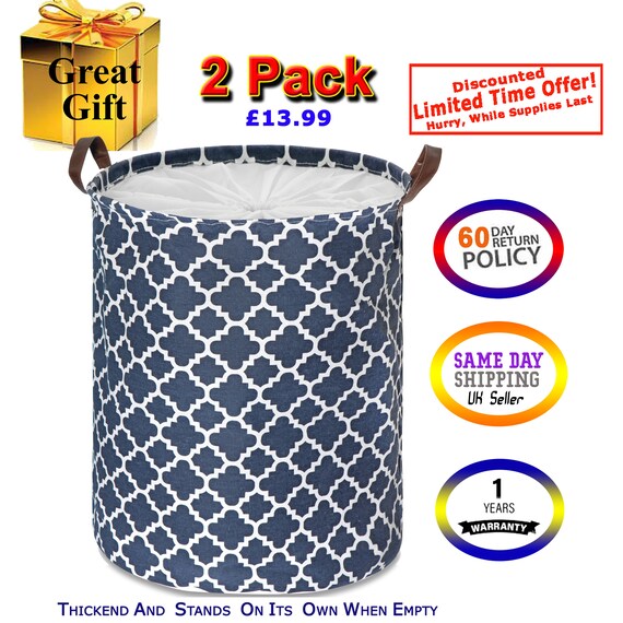 Foldable Laundry Basket Durable Laundry Hamper Bag for 