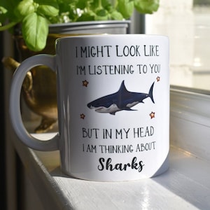 Shark Gift - Shark Mug - Funny Shark Gifts - Shark Lover Gift - Shark Gift Idea - Shark Coffee Cup - Funny Mugs - Christmas Gifts