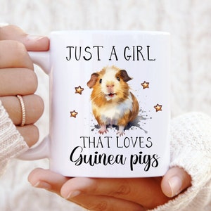 Guinea Pig Mug - Cute Guinea Pig Gift - Personalised Gift - Guinea Pig Lover Gift - Guinea Pig Cup - Funny Mug - Guinea Pig Coaster